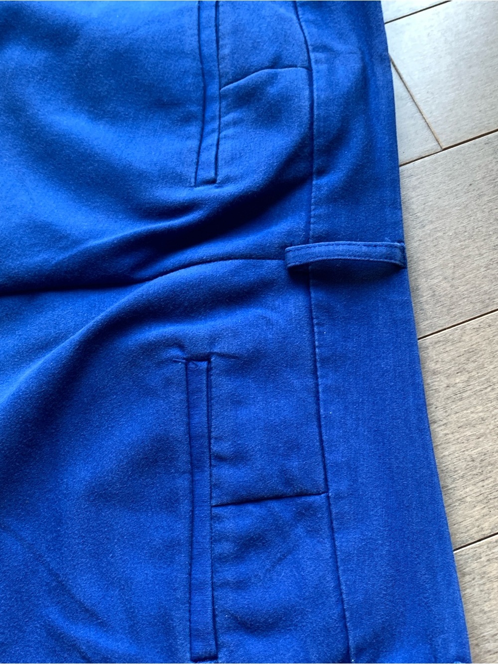 Dalia Royal Blue Cropped Straight Leg Pants Size 10 - Picture 11 of 15